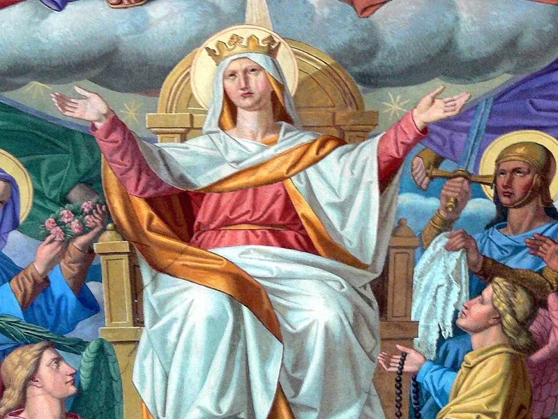 1825-Franz Plattner - Adorazione della Vergine Maria